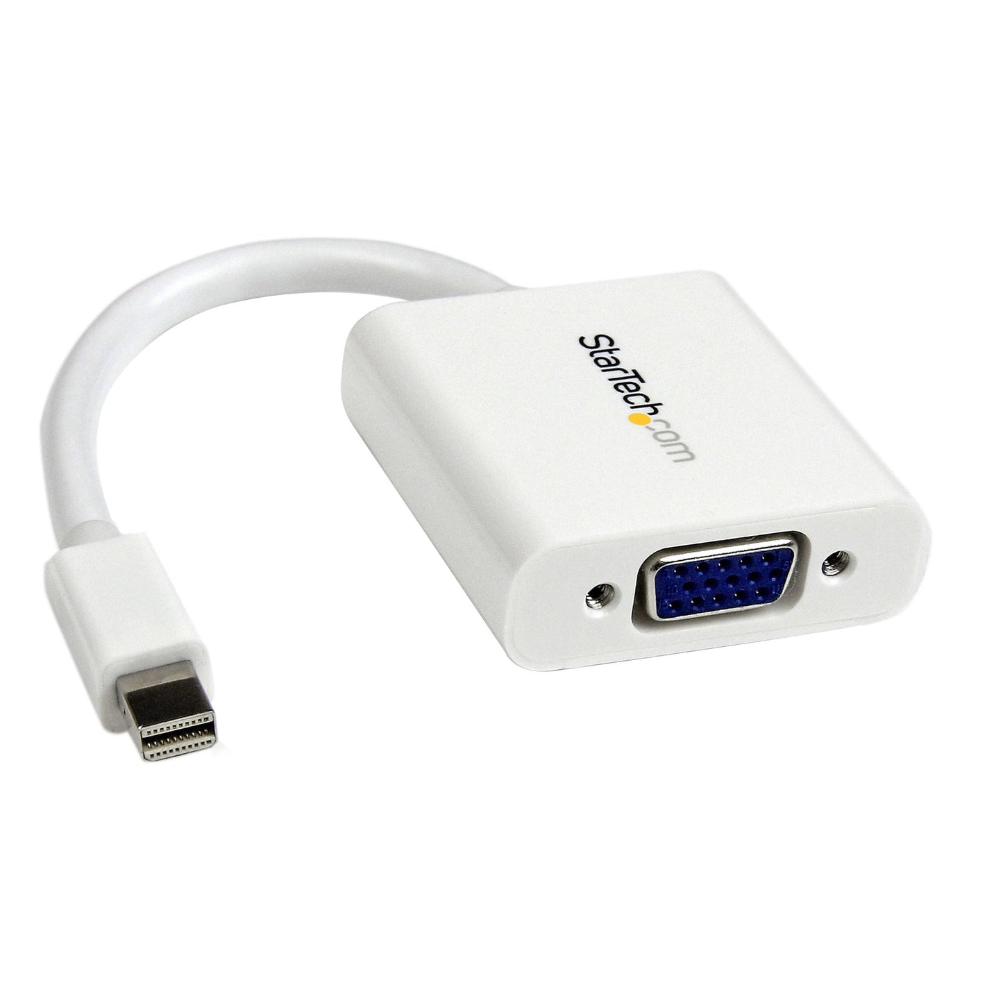 StarTech.com - Adaptador Conversor de Vídeo Mini DisplayPort DP a VGA - 1920x1200 - Activo- Blanco