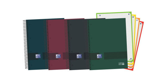 Oxford - CUADERNO OXFORD & YOU EUROPEANBOOK 4 MULTI A5+ T.EXTRADURA 120H 5X5 COLORES SURTIDO NEUTROS OXFORD - Pack de 5 Unidades - 400159033