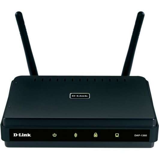 D-Link Punto de Acceso Wireless N - Boton WPS - Programacion Wi-Fi para el Ahorro Energetico - Color Negro 1 pieza(s)