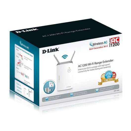 D-Link - AC71200 Transmisor y receptor de red Blanco