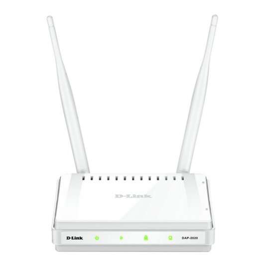 D-Link Punto de Acceso Wireless N - Puerto RJ45 - 2 Antenas Externas - Boton WPS - Color Blanco 1 pieza(s)