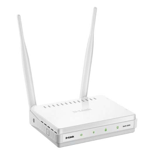 D-Link Punto de Acceso Wireless N - Puerto RJ45 - 2 Antenas Externas - Boton WPS - Color Blanco 1 pieza(s)