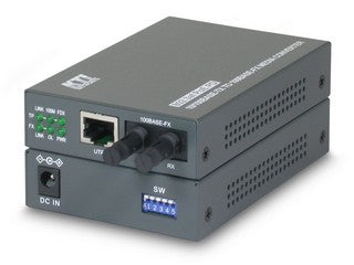 KTI Networks - KC-350 convertidor de medio 100 Mbit/s 1310 nm Multimodo Gris