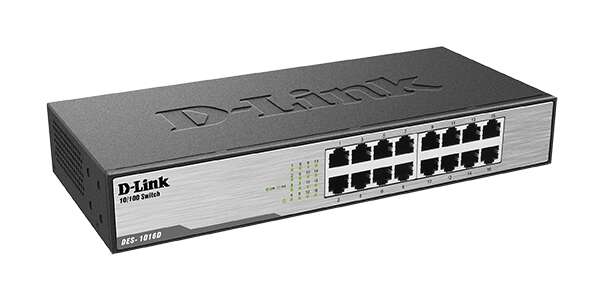 D-Link Switch 16 Puertos 10/100 Mbps no Gestionable 1 pieza(s)