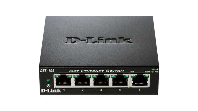 D-Link - DES-105 switch No administrado Negro