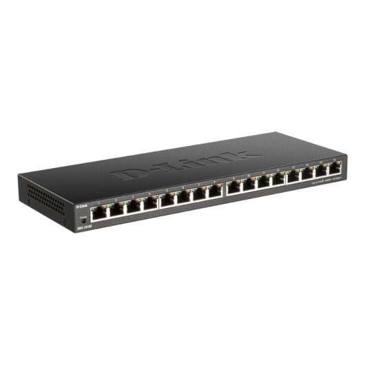 D-Link - DGS-1016S switch No administrado Gigabit Ethernet (10/100/1000) Negro