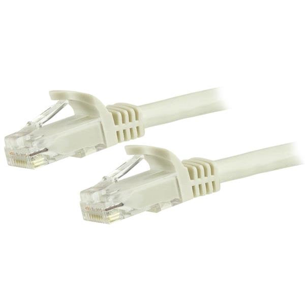 StarTech.com - Cable de Red Ethernet Cat6 Snagless de 3m Blanco - Cable Patch RJ45 UTP