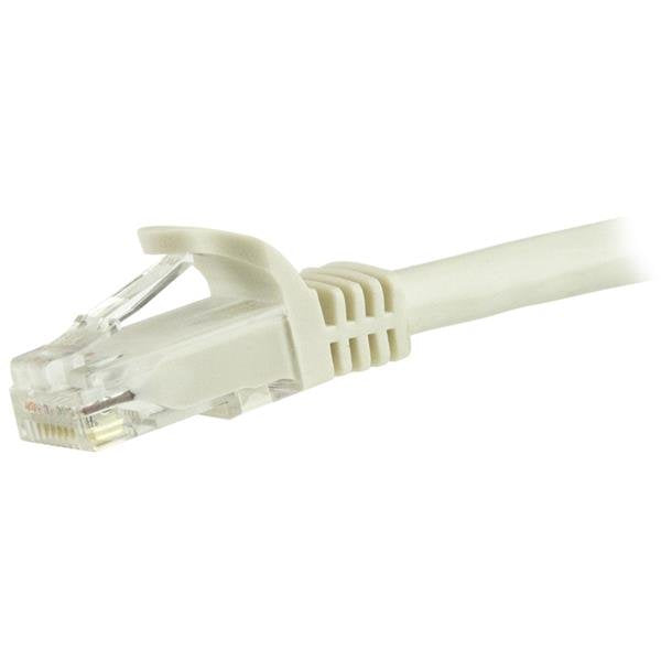 StarTech.com - Cable de Red Gigabit Ethernet 15m UTP Patch Cat6 Cat 6 RJ45 Snagless Sin Enganches - Blanco