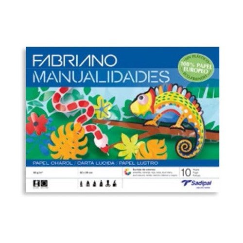 Fabriano - BLOC 10 HOJAS MANUALIDADES PAPEL CHAROL FABRIANO S0400007