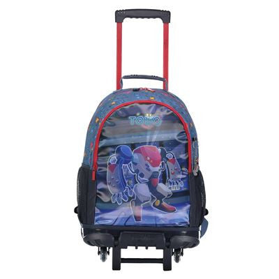 Totto - MOCHILA ESCOLAR GRANDE 3 RUEDAS - ATLAS TOTTO MJ03ATA003-2210-2JW