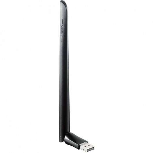 D-Link Adaptador USB WiFi Inalambrico Doble Banda AC600 - Hasta 433Mbps - WPS 1 pieza(s)