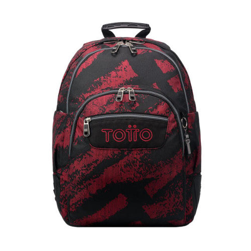 Totto - MOCHILA ESCOLAR TIZA ROJA - CRAYOLES TOTTO MA04ECO029-2310N-5C5