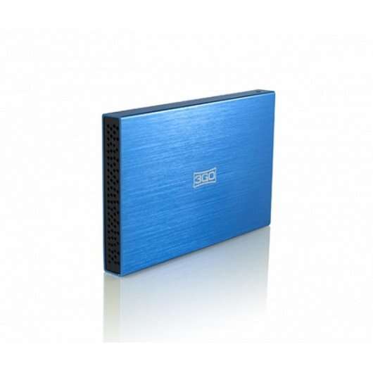 3Go Carcasa Externa HD 2.5" SATA-USB - Color Azul 1 pieza(s)