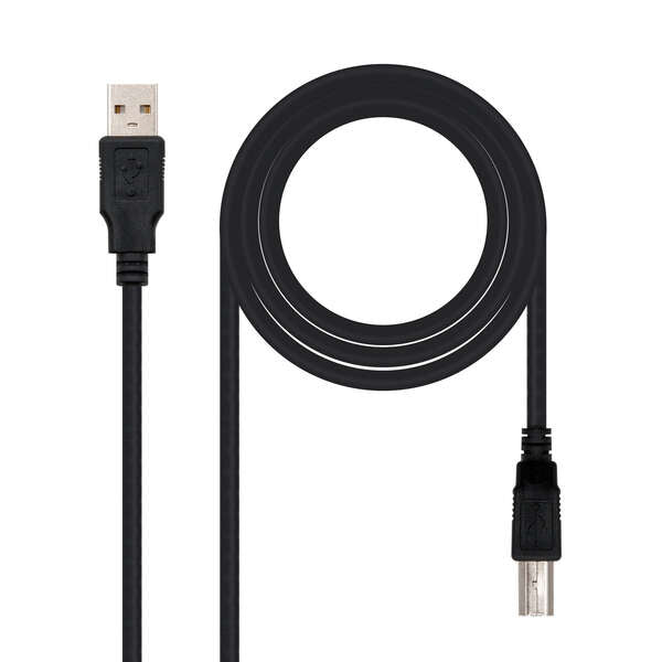 Nanocable Cable de Impresora USB-A 2.0 Macho a USB-B Macho 3m 1 pieza(s)