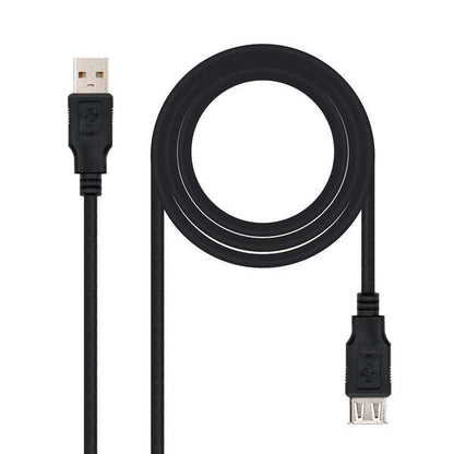 Nanocable Cable Prolongador USB-A 2.0 Macho a USB-A Hembra 1.80m 1 pieza(s)