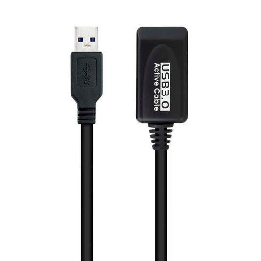 Nanocable - Cable USB 3.0 prolongador con amplificador  tipo A/M-A/H  5m