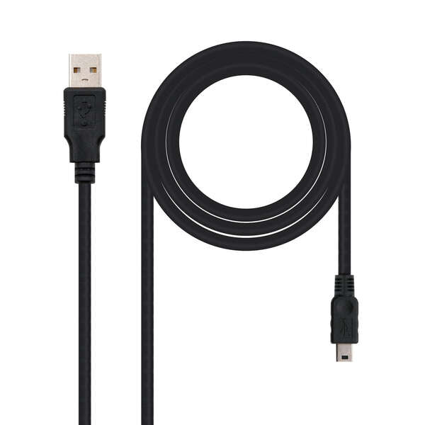 Nanocable Cable USB-A 2.0 Macho a Mini-USB Macho 3m 1 pieza(s)