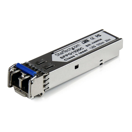 StarTech.com - Módulo Transceptor SFP Compatible con GLC-LH-SMD Cisco - 1000BASE-LH - Monomodo 1GbE - SFP Ethernet Gigabit 1Gb - LC 20km - 1310nm - Cisco Firepower  IE2000  IE4000 DDM