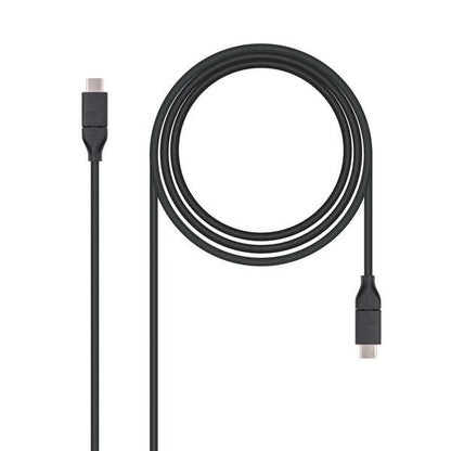 Nanocable - USB 3.1  1m cable USB USB 3.2 Gen 2 (3.1 Gen 2) USB C Negro