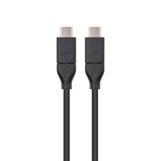 Nanocable - USB 3.1  1m cable USB USB 3.2 Gen 2 (3.1 Gen 2) USB C Negro