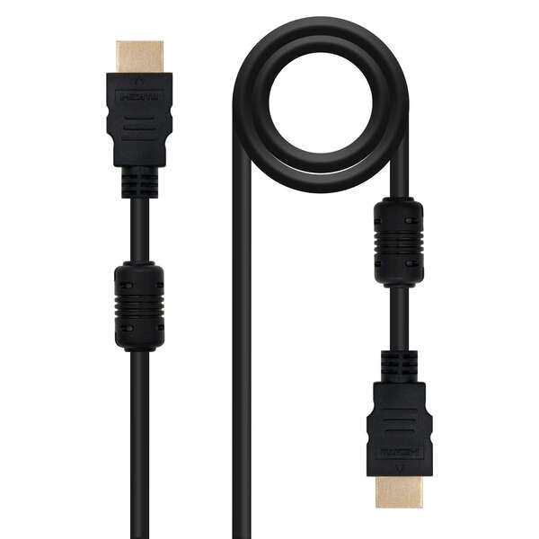 Nanocable - CABLE HDMI V1.4 (ALTA VELOCIDAD / HEC) CON FERRITA  A/M-A/M  10 M