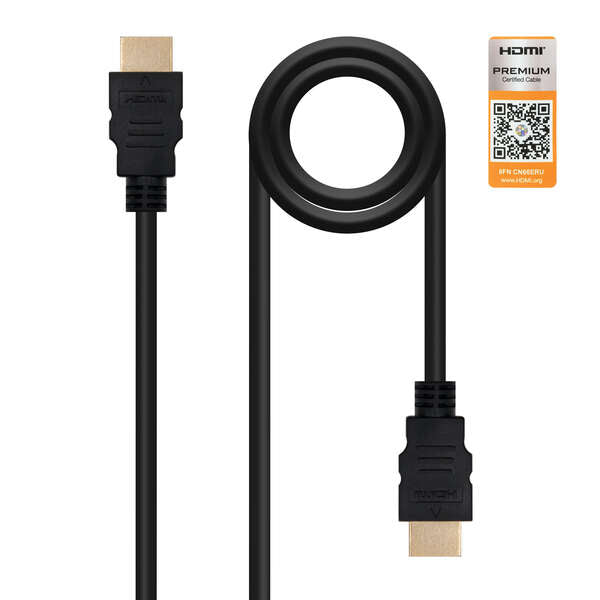 Nanocable - HDMI V2.0  3m cable HDMI HDMI tipo A (Estándar) Negro