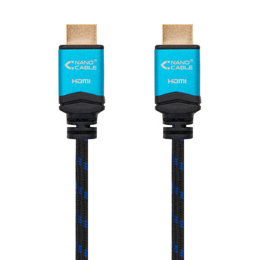 Nanocable - Cable HDMI V2.0 4K@60GHz 18 Gbps A/M-A/M  negro  3.0 m