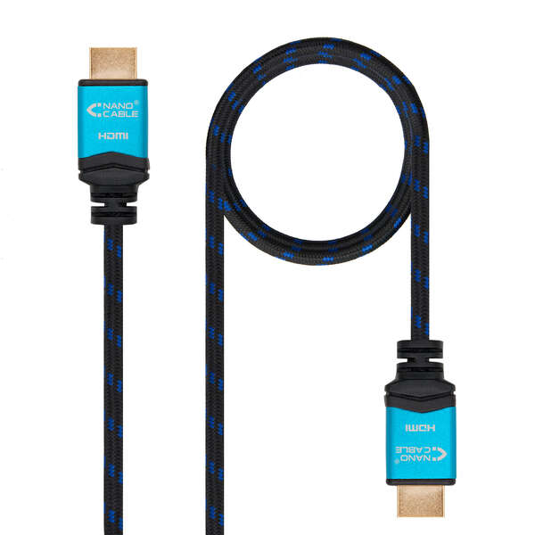 Nanocable - Cable HDMI V2.0 4K@60GHz 18 Gbps A/M-A/M  negro  5.0 m.