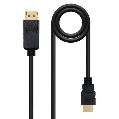 Nanocable - Cable conversor DISPLAYPORT a HDMI  DP/M - HDMI/M  Negro  2.0 M