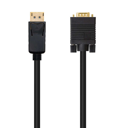 Nanocable - Cable conversor DISPLAYPORT a VGA  DP/M - VGA/M  Negro  2.0 M