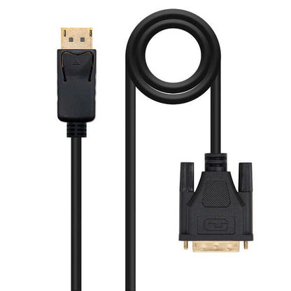 Nanocable - Cable conversor DISPLAYPORT a DVI  DP/M - DVI/M  Negro  2.0 M