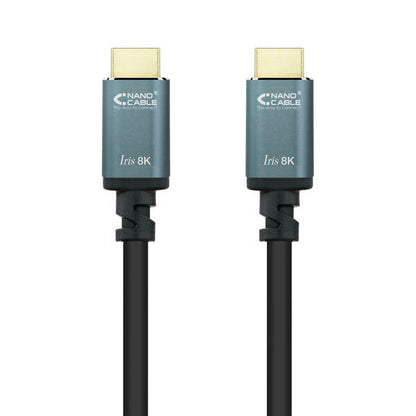 Nanocable - Cable HDMI 2.1 IRIS 8K A/M-A/M  Negro  2 Metros