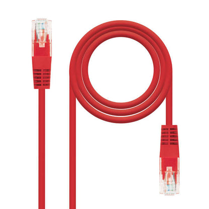 Nanocable - 10.20.0100-R cable de red Rojo 0 5 m Cat5e U/UTP (UTP)