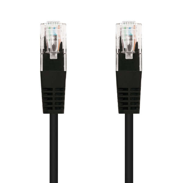 Nanocable - 10.20.0101-BK cable de red Negro 1 m Cat5e U/UTP (UTP)