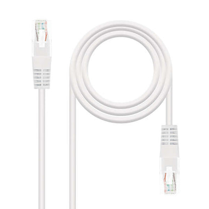 Nanocable Cable de Red Latiguillo RJ45 Cat.5e UTP AWG24 5m - Color Blanco 1 pieza(s)