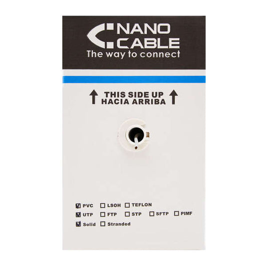 Nanocable - Cable Red RJ45 Cat.5e UTP Rigido AWG24 Exterior  305 M