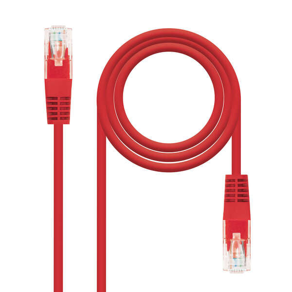 Nanocable - 10.20.0400-R cable de red Rojo 0 5 m Cat6e U/UTP (UTP)