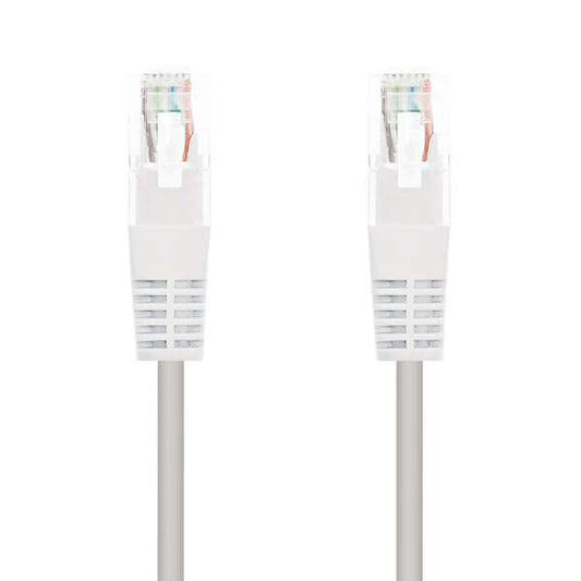 Nanocable - CABLE RED LATIGUILLO RJ45 CAT.6 UTP AWG24  BLANCO  0.5 M