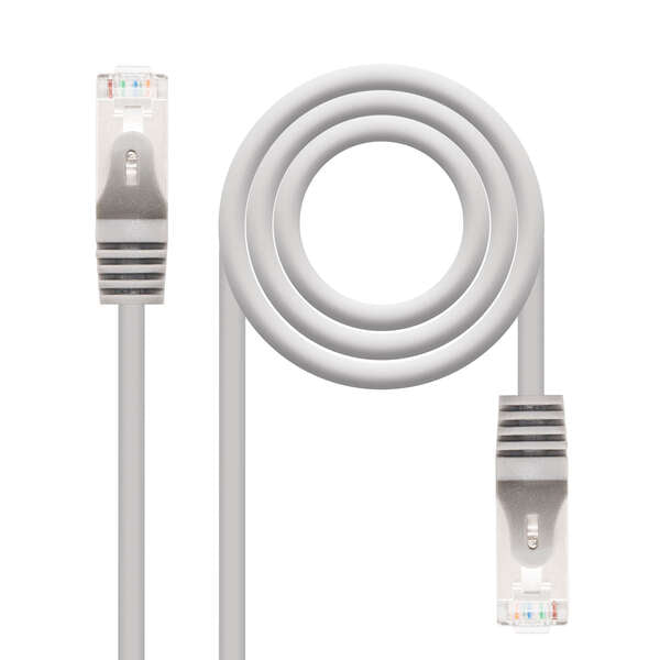 Nanocable Cable de Red Latiguillo RJ45 Cat.6 FTP AWG24 1m - Color Gris 1 pieza(s)