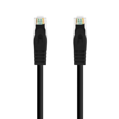 Nanocable Cable de Red Latiguillo RJ45 LSZH Cat.6a UTP AWG24 0.50m - Color Negro 1 pieza(s)