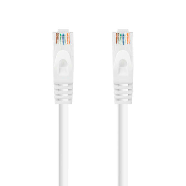 Nanocable Cable de Red Latiguillo RJ45 LSZH Cat.6a UTP AWG24 0.50m - Color Blanco 1 pieza(s)