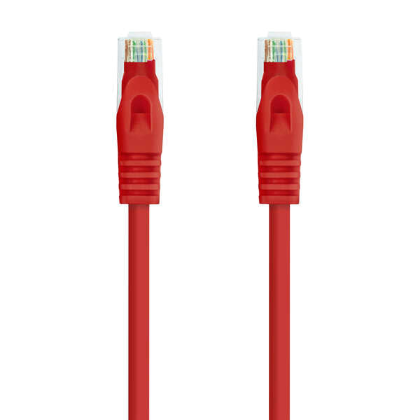 Nanocable - Cable de red latiguillo RJ45 LSZH Cat.6A UTP AWG24  Rojo  2.0m