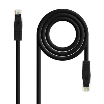 Nanocable Cable de Red Latiguillo RJ45 LSZH Cat.6a UTP AWG24 3m - Color Negro 1 pieza(s)