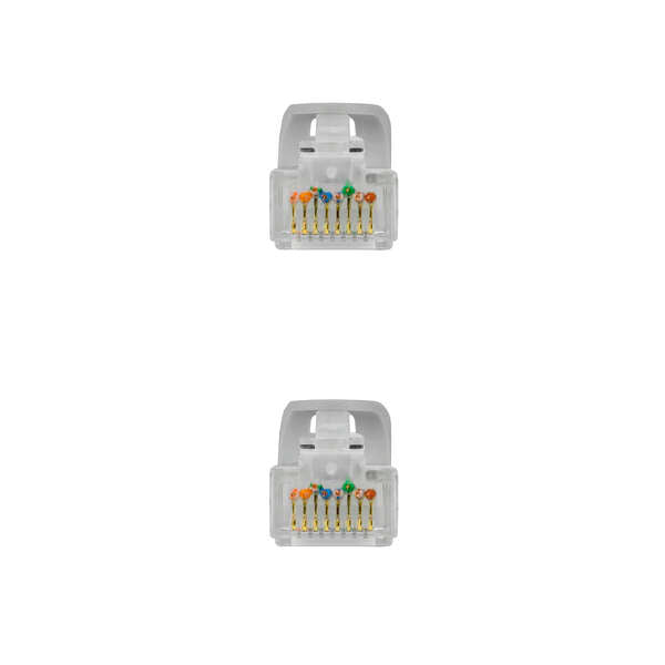 Nanocable - Cable de red latiguillo RJ45 LSZH Cat.6A UTP AWG24  Gris  5.0 m