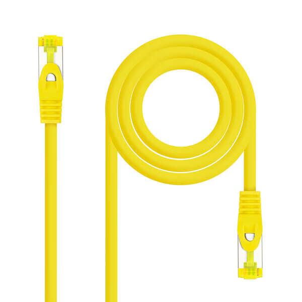 Nanocable Cable de Red Latiguillo RJ45 LSZH Cat.6a SFTP AWG26 0.50m - Color Amarillo 1 pieza(s)