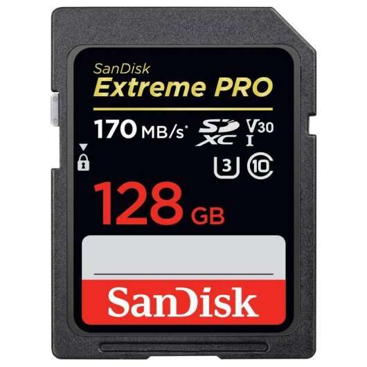 Sandisk Extreme Pro Tarjeta SDHC 128GB UHS-I V30 Clase 10 170MB/s 1 pieza(s)