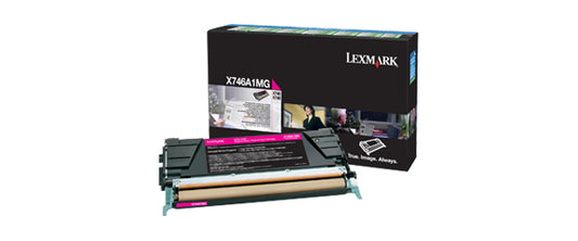 Lexmark X746A1MG cartucho de tóner 1 pieza(s) Original Magenta