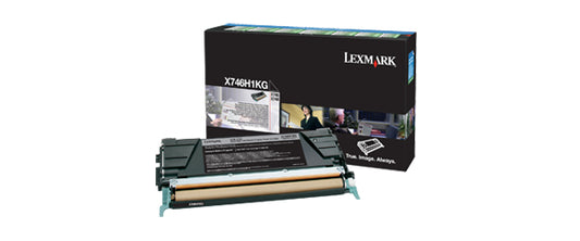 Lexmark X746H1KG cartucho de tóner 1 pieza(s) Original Negro