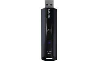 SanDisk - Extreme Pro unidad flash USB 128 GB USB tipo A 3.2 Gen 1 (3.1 Gen 1) Negro