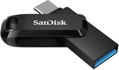 SanDisk - Ultra Dual Drive unidad flash USB 128 GB USB Type-A / USB Type-C 3.2 Gen 1 (3.1 Gen 1) Negro  Plata